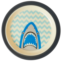 Shark Print Kids Melamine Plate Rice DK